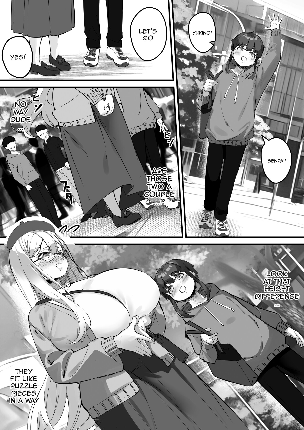 Hentai Manga Comic-My 2-Meter-Tall Younger Girlfriend-Read-6